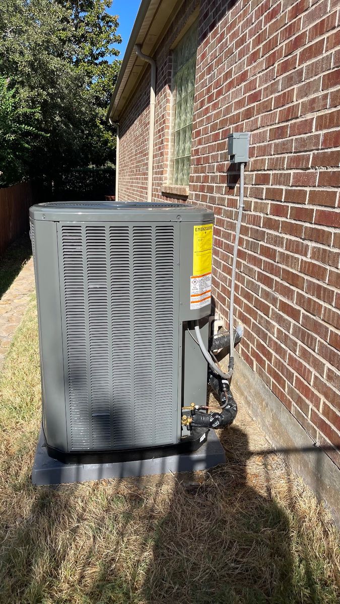 The AC Factory install work serving University Park TX